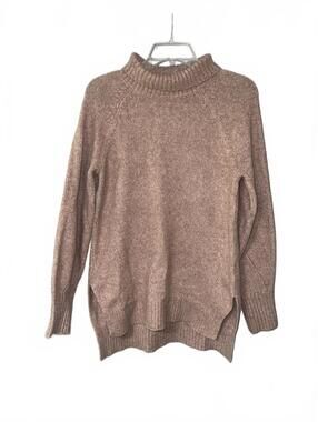 Calvin Klein Jeans Women's Knit Sweater Pullover, Size S, Pink Beige